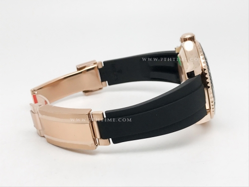 YachtMaster 126655 40mm Wt RG/RU Blk ARF VR3235