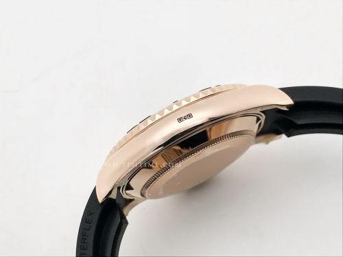 YachtMaster 126655 40mm Wt RG/RU Blk ARF VR3235