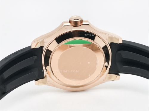 YachtMaster 126655 40mm Wt RG/RU Blk ARF VR3235