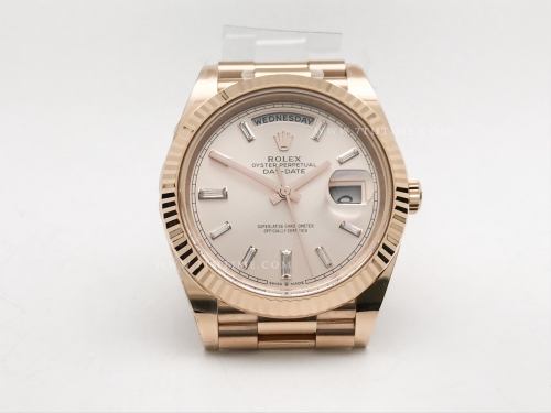 DayDate 40mm Flt Wt RG/RG RG/Dia THB V3 SH3255