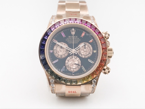 Daytona 116595RBOW RBW RG/RG Blk/Rbw N6F SA4130