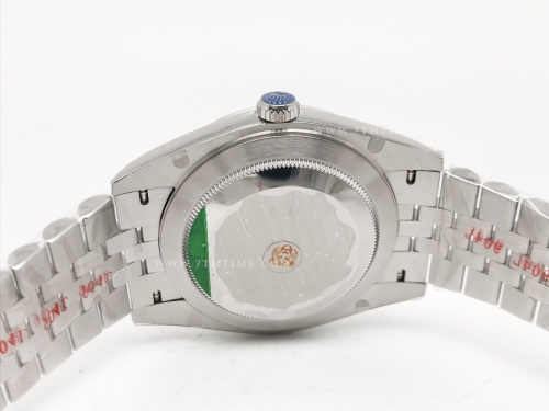 DJ2 41mm Jub Flt 904L SS/SS Green/Stk EWE A3235