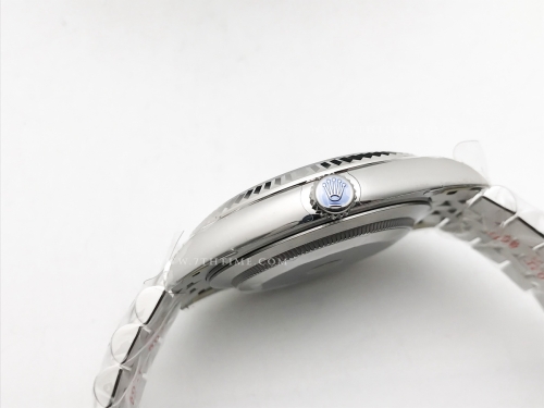 DJ2 41mm Jub Flt 904L SS/SS Gry/Stk EWE A3235