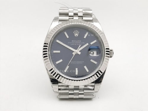 DJ2 41mm Jub Flt 904L SS/SS Blue/Stk EWE A3235