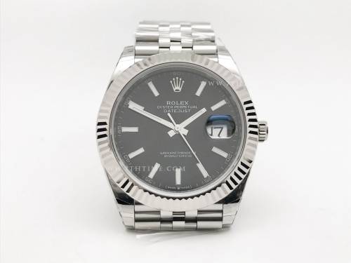 DJ2 41mm Jub Flt 904L SS/SS Blk/Stk EWE A3235