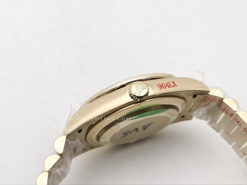 DayDate 40mm 904L B.Dia YG/YG Grn/Rm GMF A2836