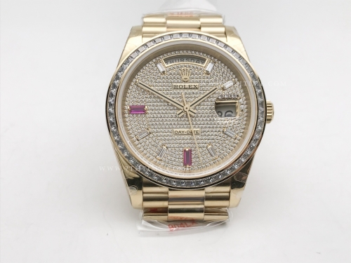 DayDate 40mm 904L B.Dia YG/YG Dia/B.Dia GMF A2836