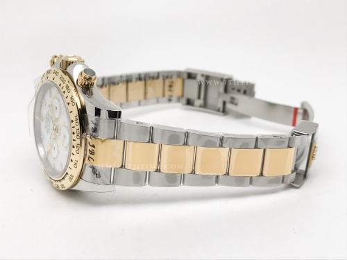 Daytona 126503 YG/SS Wht/Stk FF A7750 Mod