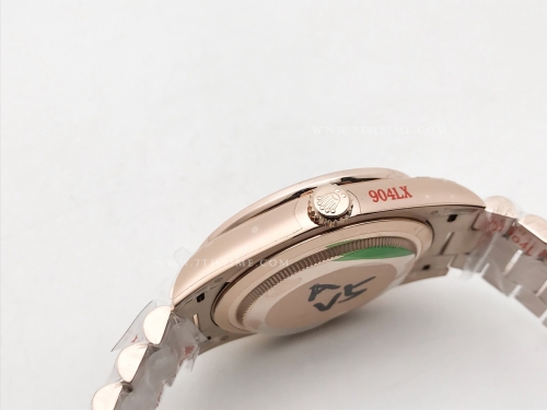 DayDate 40mm 904L B.Dia RG/RG O-Gry/Rm GMF A2836