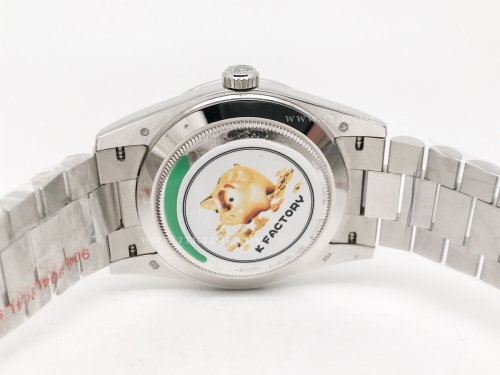 DayDate 40mm 228239 904L Flt Wt WG/WG Silv/Dia KF VR3255