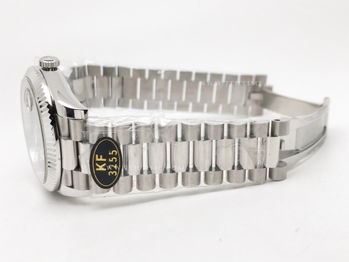 DayDate 40mm 228239 904L Flt Wt WG/WG O-Blue/Rm KF VR3255