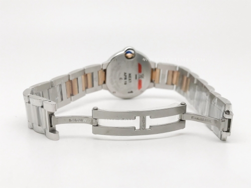 Balon Bleu Ladies 28mm RG/SS Wht/Dia V6F V7 Sw Qtz