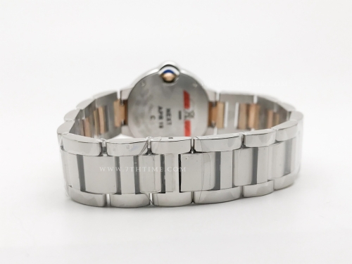 Balon Bleu Ladies 28mm RG/SS Wht/Dia V6F V7 Sw Qtz