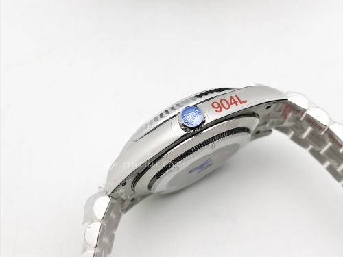 DayDate 40mm 904L Flt SS/SS Grey/Stk GMF VR3255