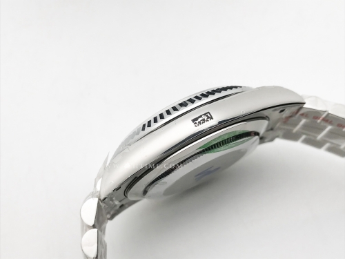 DayDate 40mm 904L Flt SS/SS Grey/Stk GMF VR3255