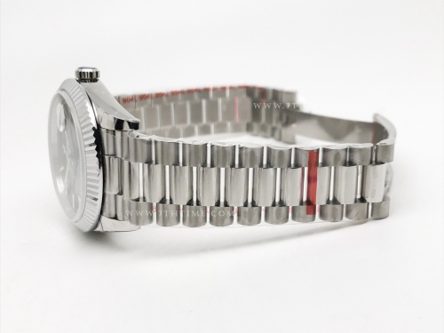 DayDate 40mm 904L Flt SS/SS Blk/Stk GMF VR3255