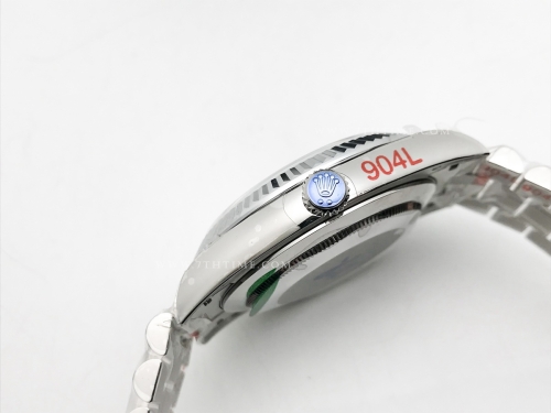 DayDate 40mm 904L Flt SS/SS Blk/Stk GMF VR3255