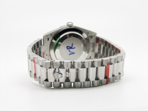 DayDate 40mm 904L Flt SS/SS Blk/Stk GMF VR3255