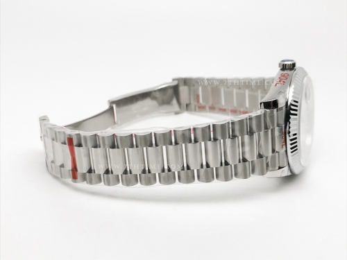 DayDate 40mm 904L Flt SS/SS Silv-S/Stk GMF VR3255