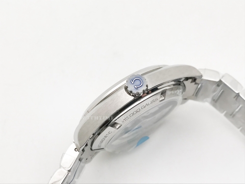 Aqua Terra 40mm SS/SS Wht Stripe/Blue JVS A8500