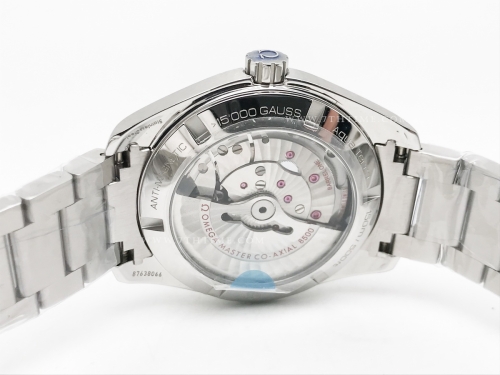 Aqua Terra 40mm SS/SS Wht Stripe/Blue JVS A8500