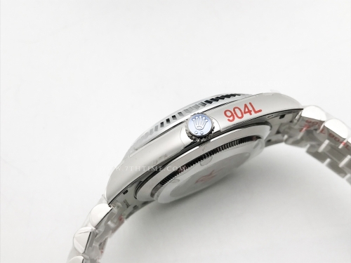 DayDate 40mm 904L Flt SS/SS Grn/Ara GMF VR3255