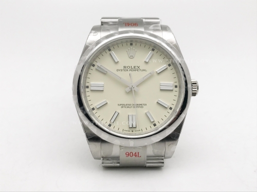 Oyster Pert 41mm 124300 SS/SS B.Yellow GMF VR3230