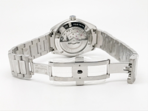 Aqua Terra 2015 41mm SS/SS Blk/Yelw JVS A8508