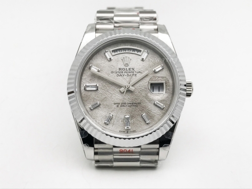 DayDate 40mm 904L Flt SS/SS P-Met/Dia GMF VR3255