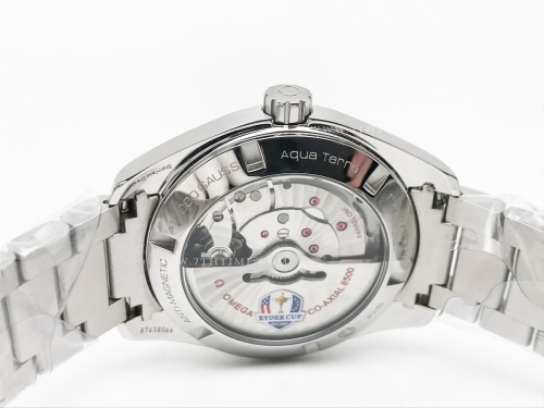 Aqua Terra 2015 41mm SS/SS Wht/Blue JVS A8508