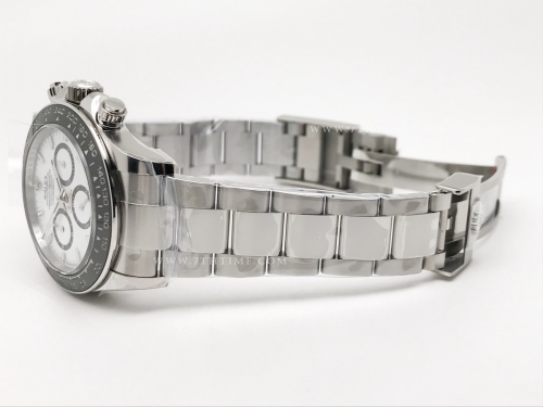 Daytona 126500 904L SS/SS White/Stk EWE A4131