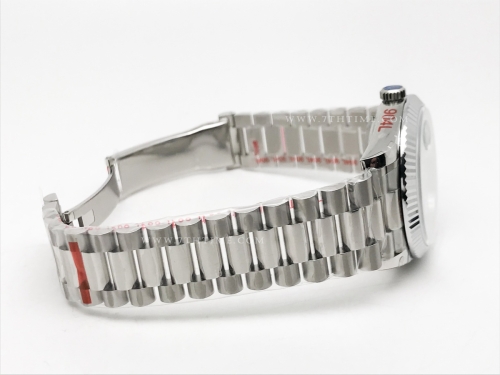 DayDate 40mm 904L Flt SS/SS I-Blue/Rm/Stk GMF VR3255