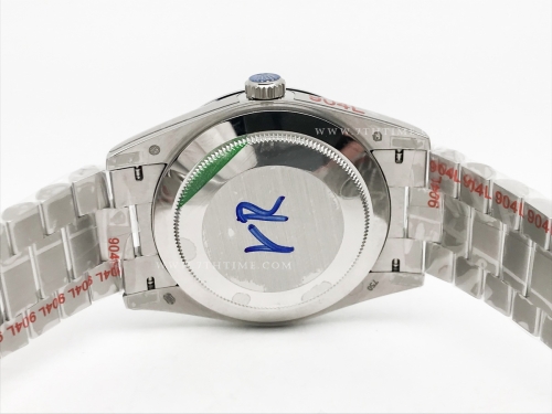 DayDate 40mm 904L Flt SS/SS I-Blue/Rm/Stk GMF VR3255