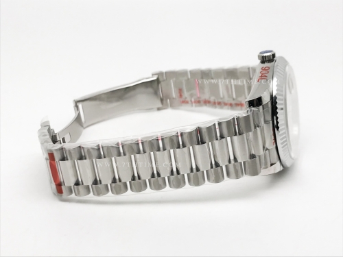 DayDate 40mm 904L Flt SS/SS Silv/Rm/Stk GMF VR3255