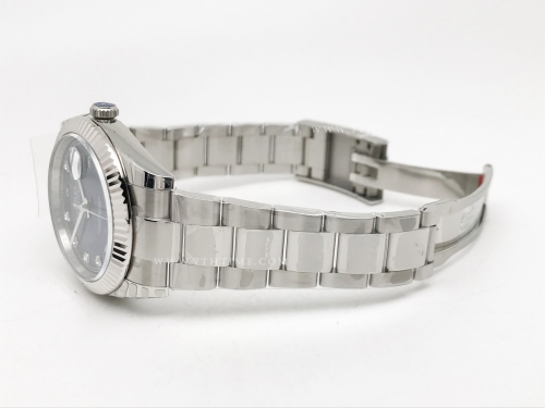 DJ2 41mm 126334 Oys Flt 904L SS/SS Blue/Dia EWE A3235