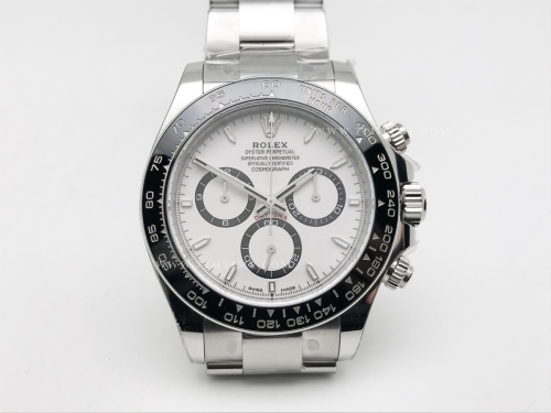 Daytona 126500 904L SS/SS White/Stk APF DD4801