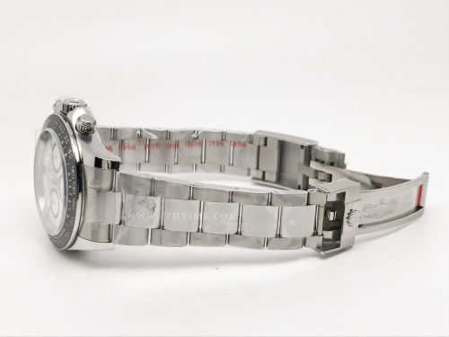 Daytona 126500 904L SS/SS White/Stk APF DD4801