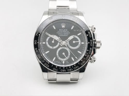 Daytona 126500 904L SS/SS Black/Stk APF DD4801