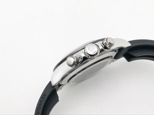 Daytona 116519LN Wt SS/RU Met/Stk SWF V2 SH4130