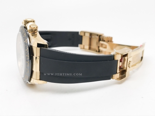 Daytona 116518LN Wt YG/RU Met/Stk SWF V2 SH4130