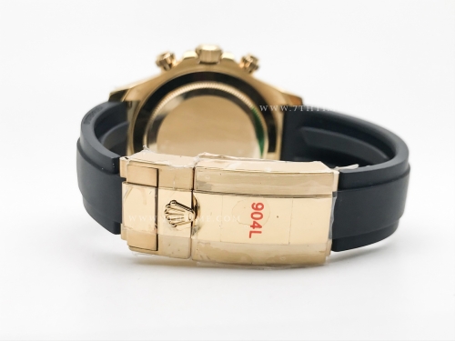 Daytona 116518LN Wt YG/RU Met/Stk SWF V2 SH4130