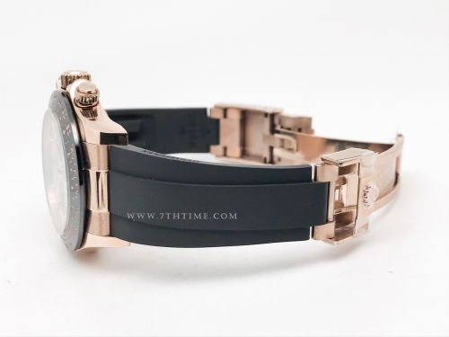 Daytona 116515LN Wt RG/RU Met/Stk SWF V2 SH4130