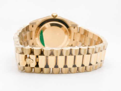 DayDate 40mm 904L Flt Wt YG/YG YG/Stk TMF SH3255