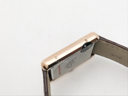 Cartier Tank Solo Large Dia RG/LE Wht AF Swiss Qtz