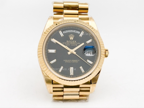 DayDate 40mm 904L Flt Wt YG/YG YG/B.Dia TMF SH3255