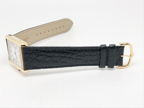 Cartier Tank Solo Large YG/LE Wht AF Swiss Qtz