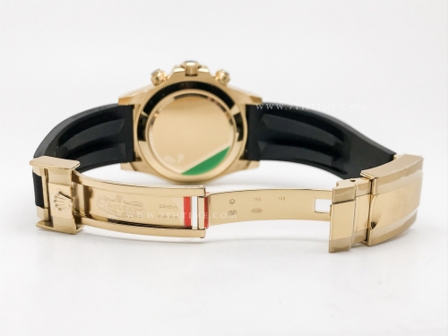 Daytona 126518 YG/RU Blk/Stk FF A7750