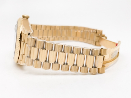 DayDate 40mm 904L Flt Wt YG/YG Grn/Rm/Stk TMF SH3255