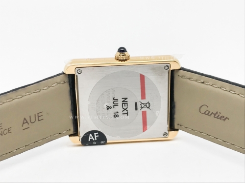 Cartier Tank Solo Large Dia YG/LE Wht AF Swiss Qtz