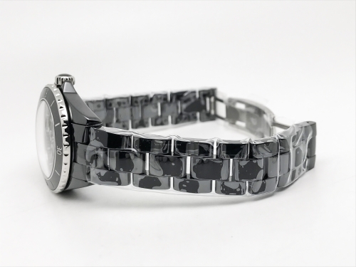 J-12 Ladies 33mm CER/CER Blk/Dia XF Sw Qtz